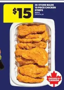 Real Canadian Superstore In-Store Made 10 Piece Chicken Strips offer