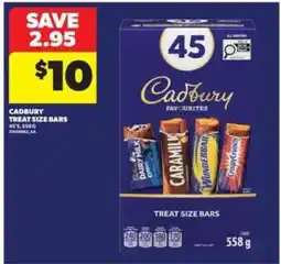 Real Canadian Superstore Cadbury Treat Size Bars offer