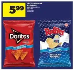 Real Canadian Superstore Frito-Lay Value Size Chips offer