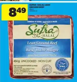 Real Canadian Superstore SUFRA HALAL LEAN GROUND BEEF offer