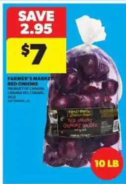Real Canadian Superstore Farmer's Market Red Onions offer