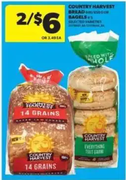 Real Canadian Superstore COUNTRY HARVEST BREAD OR BAGELS offer