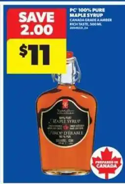 Real Canadian Superstore PC 100% PURE MAPLE SYRUP offer
