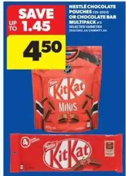Real Canadian Superstore Nestlé Chocolate Pouches or Chocolate Bar Multipack offer