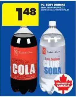 Real Canadian Superstore PC Soft Drinks offer