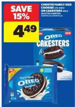 Real Canadian Superstore Christie Family Size Cookies or Cakesters offer