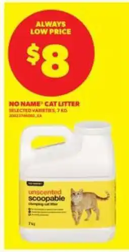 Real Canadian Superstore NO NAME CAT LITTER offer
