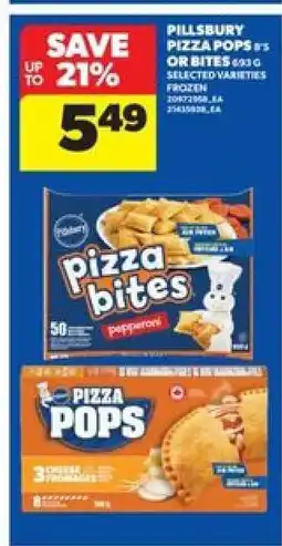 Real Canadian Superstore Pillsbury Pizza Pops or Bites offer