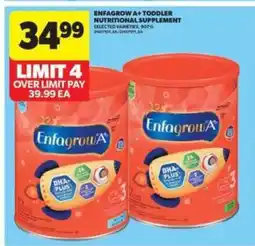 Real Canadian Superstore ENFAGROW A+ TODDLER NUTRITIONAL SUPPLEMENT offer