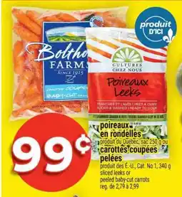 Super C POIREAUX EN RONDELLES / CAROTTES COUPÉES PELÉES offer