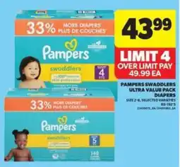 Real Canadian Superstore Pampers Swaddlers Ultra Value Pack Diapers offer