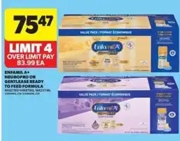 Real Canadian Superstore Enfamil A+ NeuroPro or Gentlease Ready to Feed Formula offer