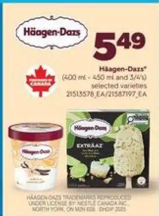 Real Canadian Superstore HÄAGEN-DAZS offer