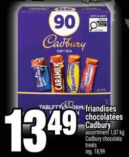 Super C FRIANDISES CHOCOLATÉES CADBURY offer