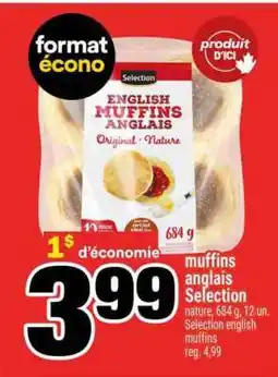 Super C MUFFINS ANGLAIS SELECTION offer