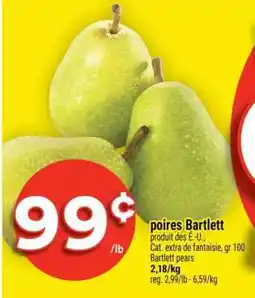 Super C POIRES BARTLETT offer
