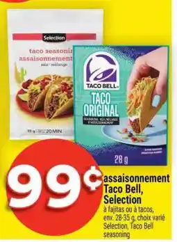 Super C Assaisonnement Taco Bell, Selection offer