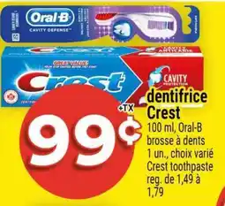 Super C DENTIFRICE CREST offer