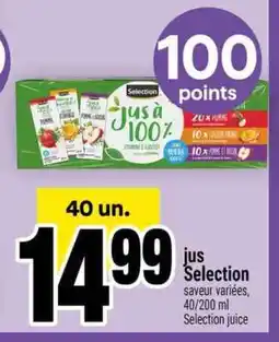 Super C JUS SELECTION offer