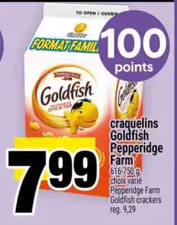 Super C CRAQUELINS GOLDFISH PEPPERIDGE FARM offer