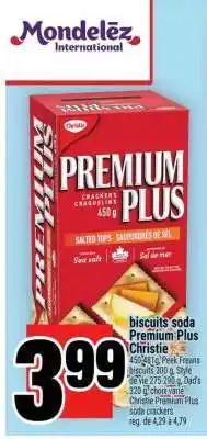 Super C biscuits soda Premium Plus Christie offer