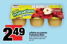 Super C collation aux pommes Fruitsations Mott's offer