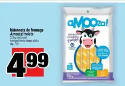 Super C BÂTONNETS DE FROMAGE AMOOZA! TWISTS offer