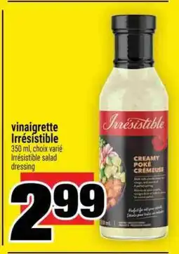 Super C VINAIGRETTE IRRÉSISTIBLE offer