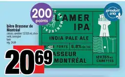 Super C bière Brasseur de Montréal offer