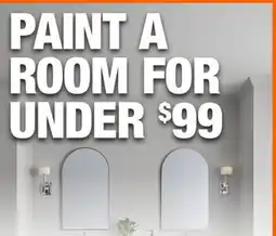 Home Depot Paint a room under $99 offer
