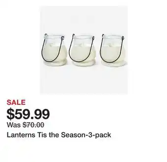 TSC Stores Lanterns Tis the Season-3-pack offer