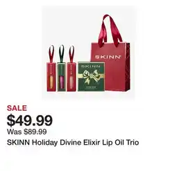 TSC Stores SKINN Holiday Divine Elixir Lip Oil Trio offer
