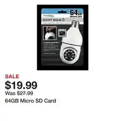 TSC Stores 64GB Micro SD Card offer