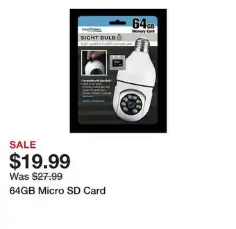 TSC Stores 64GB Micro SD Card offer