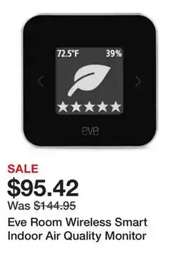 TSC Stores Eve Room Wireless Smart Indoor Air Quality Monitor offer