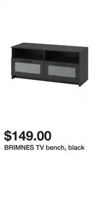 IKEA BRIMNES TV bench, black offer