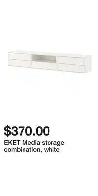 IKEA EKET Media storage combination, white offer