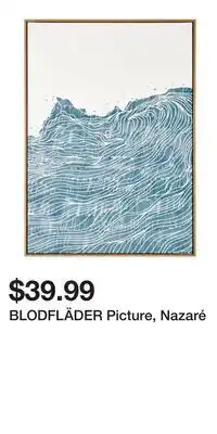 IKEA BLODFLÄDER Picture, Nazaré offer