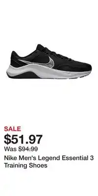Sport Chek Nike Men's Legend Essential 3 Training Shoes offer