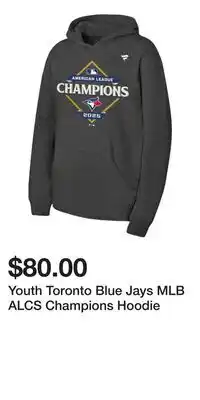 Sport Chek Youth Toronto Blue Jays MLB ALCS Champions Hoodie offer