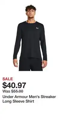 Sport Chek Under Armour Men's Streaker Long Sleeve Shirt offer