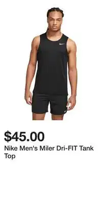 Sport Chek Nike Men's Miler Dri-FIT Tank Top offer
