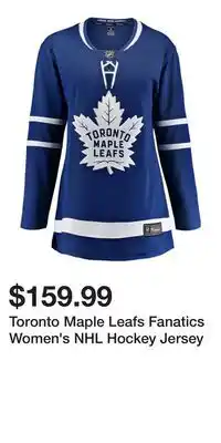 Sport Chek Toronto Maple Leafs Fanatics Women's NHL Hockey Jersey offer