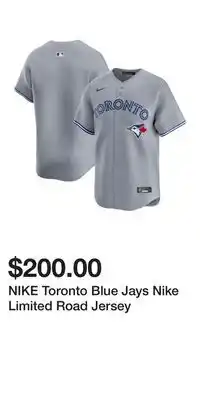 Sport Chek NIKE Toronto Blue Jays Nike Limited Road Jersey offer