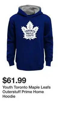 Sport Chek Youth Toronto Maple Leafs Outerstuff Prime Home Hoodie offer