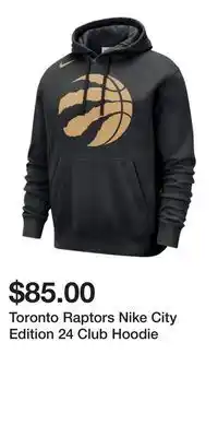 Sport Chek Toronto Raptors Nike City Edition 24 Club Hoodie offer