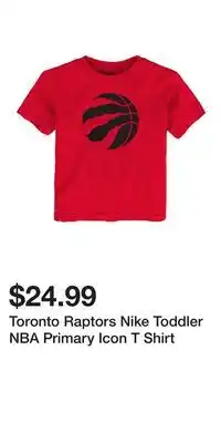 Sport Chek Toronto Raptors Nike Toddler NBA Primary Icon T Shirt offer