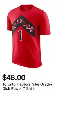 Sport Chek Toronto Raptors Nike Gradey Dick Player T Shirt offer