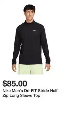 Sport Chek Nike Men's Dri-FIT Stride Half Zip Long Sleeve Top offer