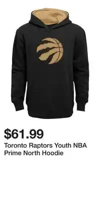Sport Chek Toronto Raptors Youth NBA Prime North Hoodie offer